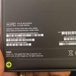 New Apple iPhone 13 Pro 6.1"120Hz A2639 Real Dual Sim 512GB Phone CN FREESHIP